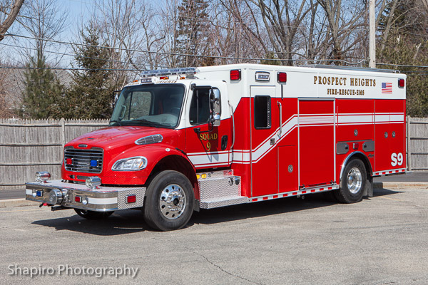 Prospect Heights Fire District Squad 9 apparatus Larry Shapiro photography shapirophotography.net